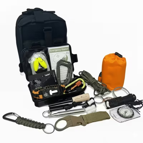 Survival kit 22pc - piece, molle
