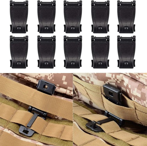 10pcs molle clips - molle, webbing