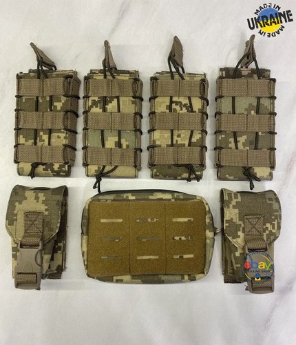 Tactical pouch set 7pcs - pouch,