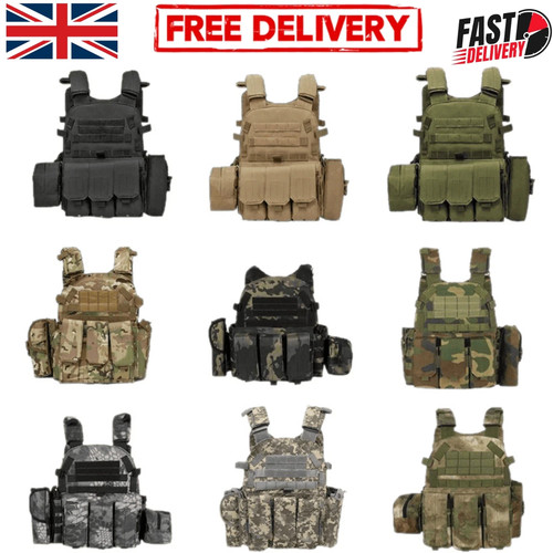 Tactical plate carrier vest - tactical,